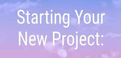 Starting something new, self help video